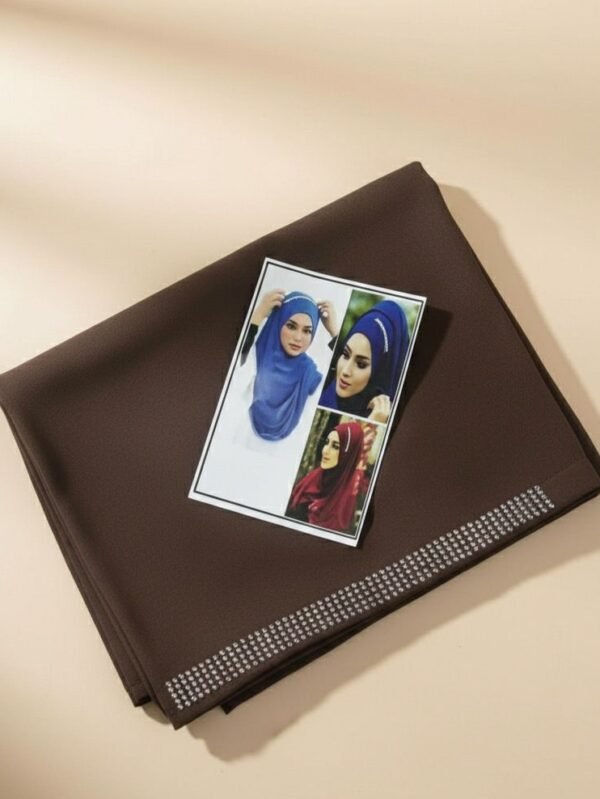 Pinless Hijabs - chocolate