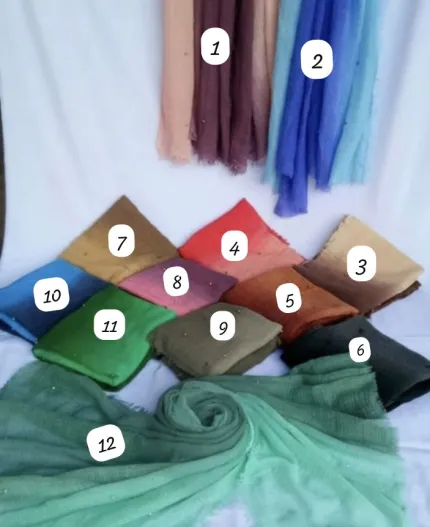 Shaded Crinkle Stole