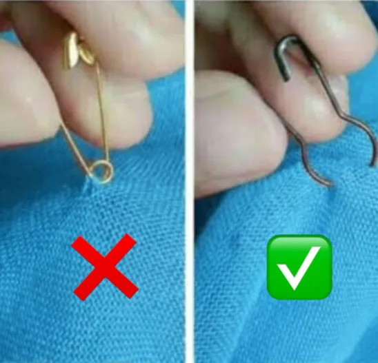 Pear Shaped Safety Pins - Image 2